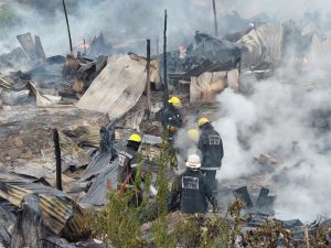 Quarry West fire left 200 displaced 