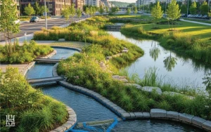 Green-blue-grey infrastructure can help beat city heat 