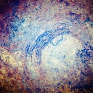 Vredefort Dome captured from space