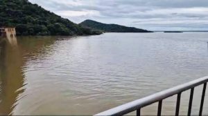 Vehicles trapped and swept by strong currents in the North West
