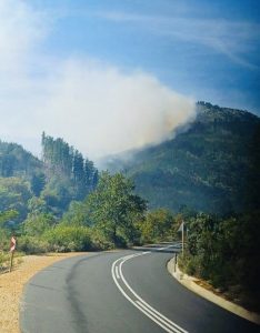 Fire at Bain’s Kloof largely contained