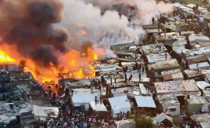 Over 100 people displaced by Plastic View fire 