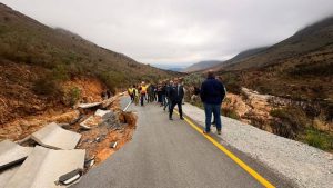 18 roads remain closed on the West Coast