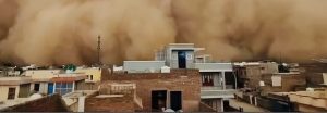 Meteorologists monitoring a possible monsoon, following dust storms 