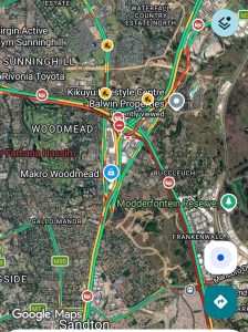 Motorists urged to avoid the N3 Northbound at the Buccleuch interchange