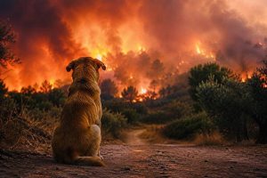Fires in Greece have burnt 19,000 hectares of land