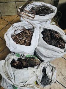 Two arrested with bagfuls of cables in Pretoria West