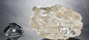 A 1,303 carat diamond found at Botswana’s Karowa mine