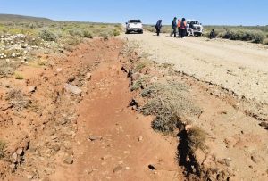 Emergency intervention to stabilise the Calvinia Clanwilliam Road