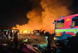 Fire destroyed multiple informal homes in Centurion over the weekend 