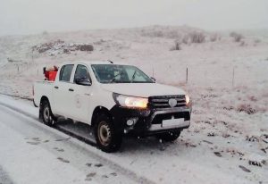 Weather Service confirmed snow over the long weekend 