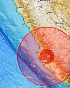 Peru struck by a 6,7 earthquake 