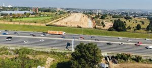 Construction work on the N1-20 Freeway, to last for three months