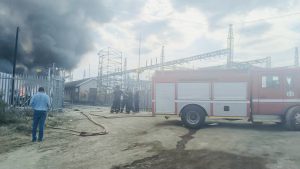 Authorities say electricity supply unaffected by minor fire at a substation near Ducats