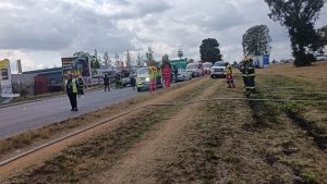 Plane Crash and Secondary Motor Vehicle Accident on Glen Austin, Midrand
