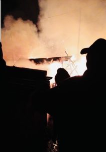 A woman killed in SWAPO fire and 14 informal homes destroyed