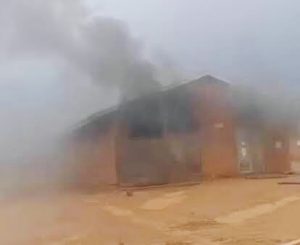 Waltloo substation on fire