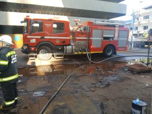 A fourth fire broke out at the Central Substation