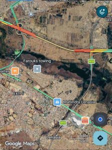N12 Freeway, K43 and Abubakar Asvat Drive closed